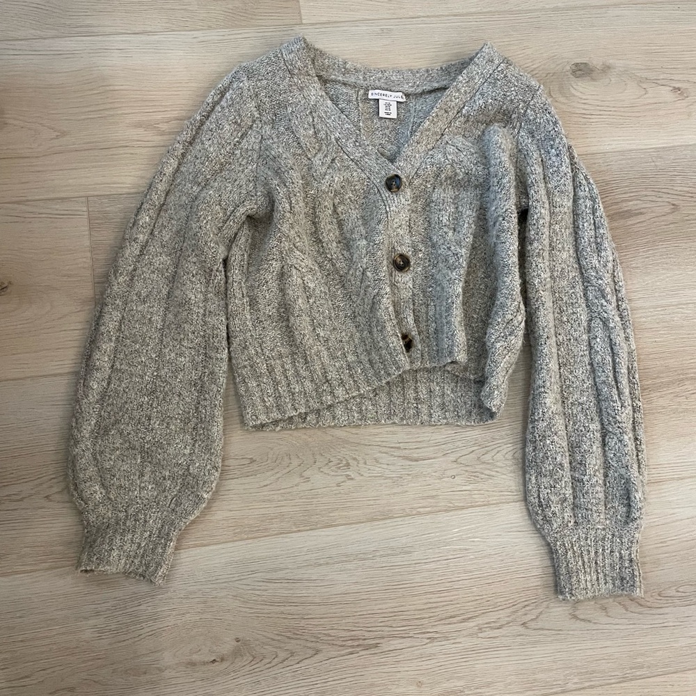 Cable Knit Cardigan